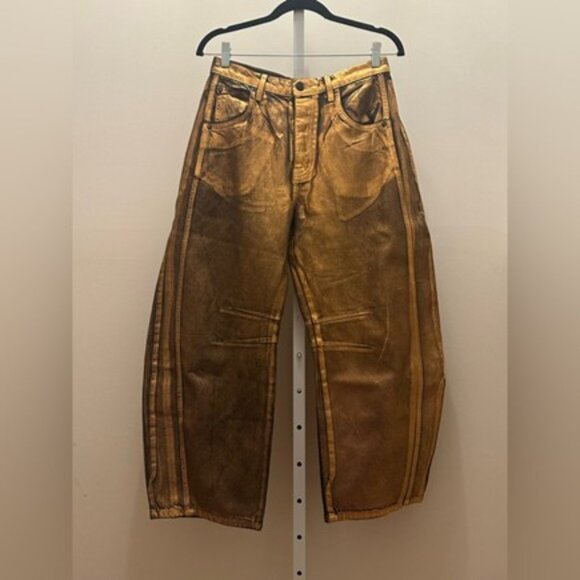 FREE PEOPLE BARREL JEANS 31 NWT - Picture 6 of 9